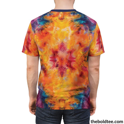 Tye Dye Tee - Premium All Over Print Crewneck Shirt Prints