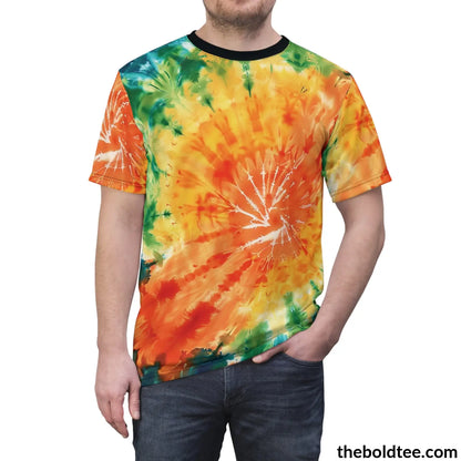 Tye Dye Tee - Premium All Over Print Crewneck Shirt Prints