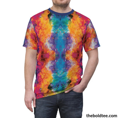 Tye Dye Tee - Premium All Over Print Crewneck Shirt Prints