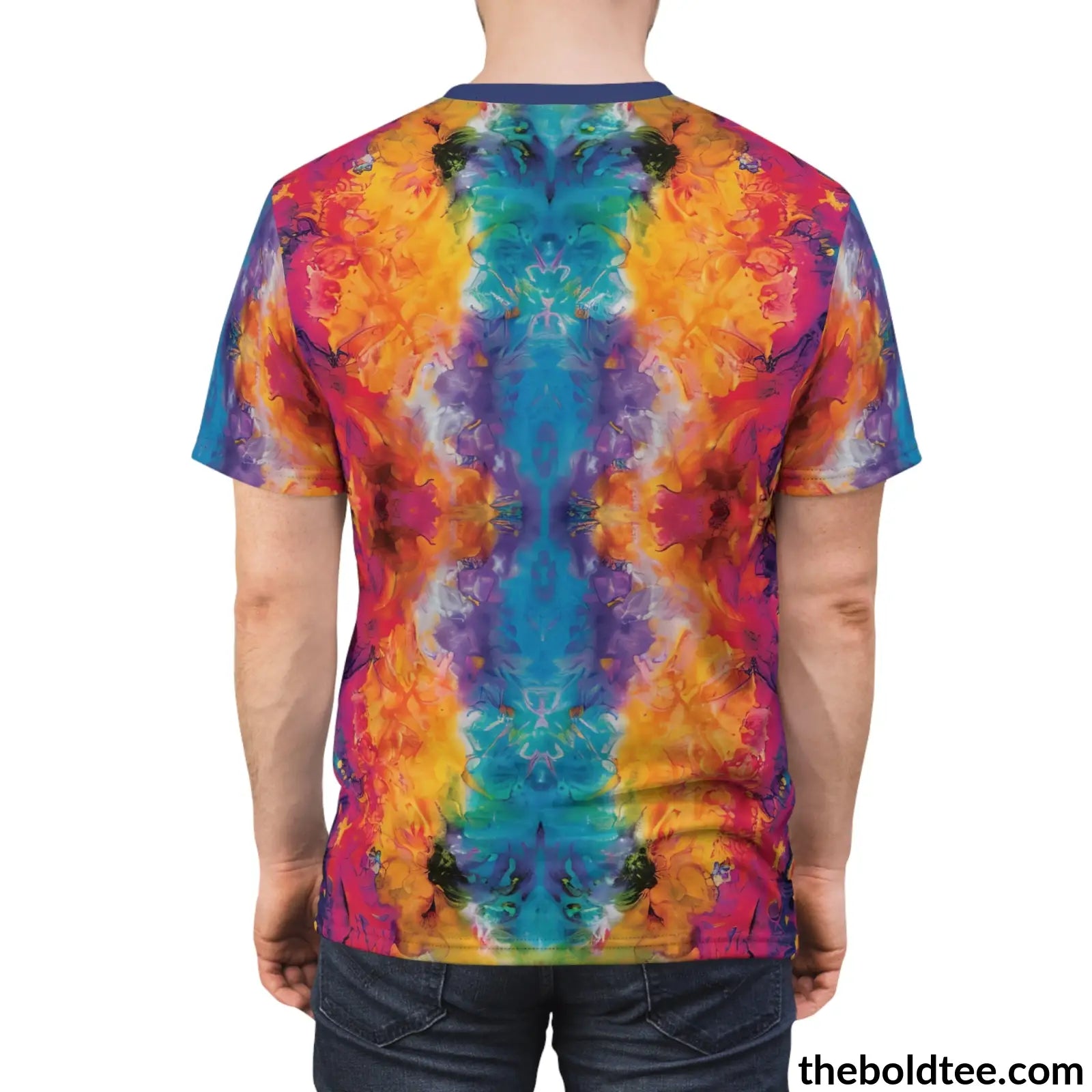 Tye Dye Tee - Premium All Over Print Crewneck Shirt Prints