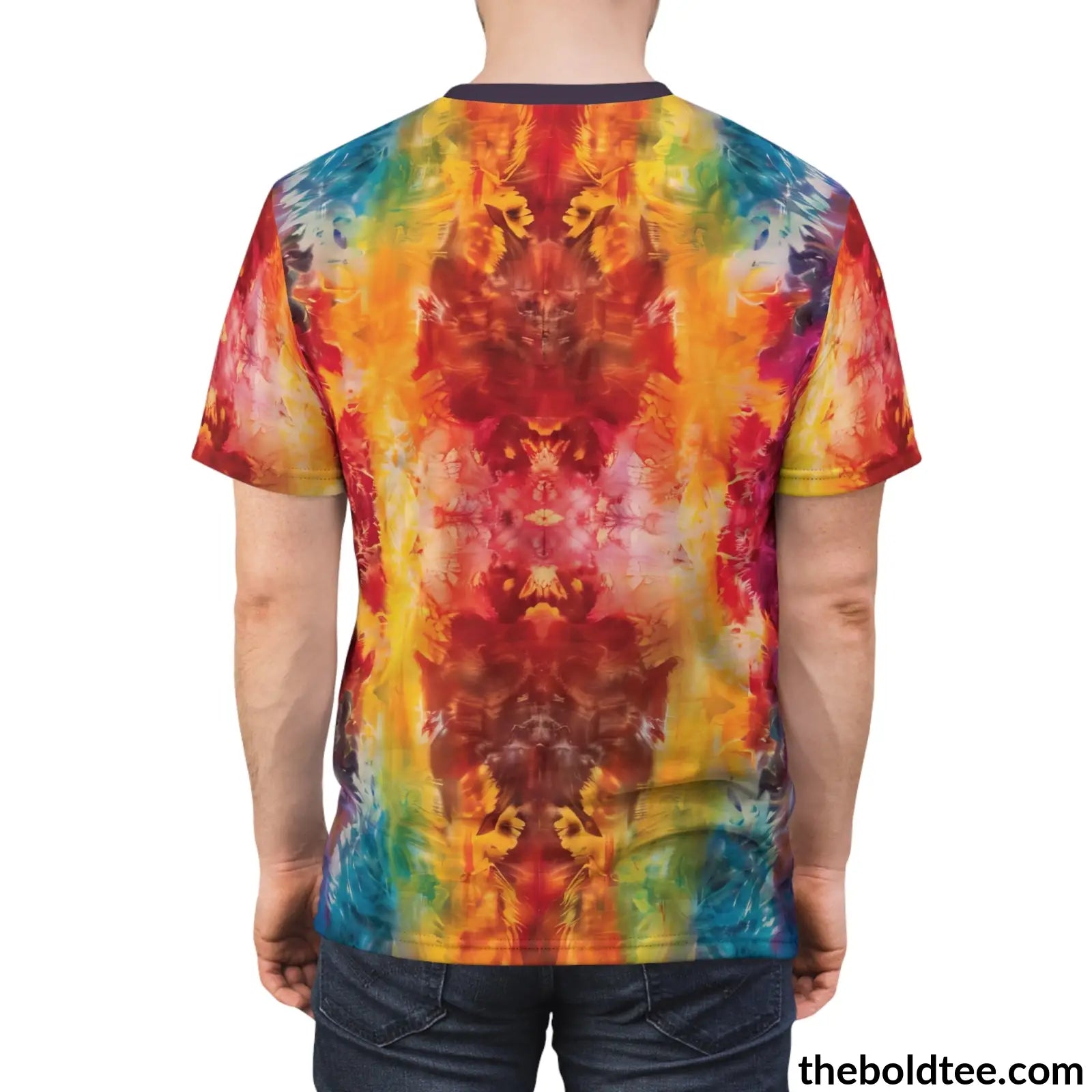 Tye Dye Tee - Premium All Over Print Crewneck Shirt Prints