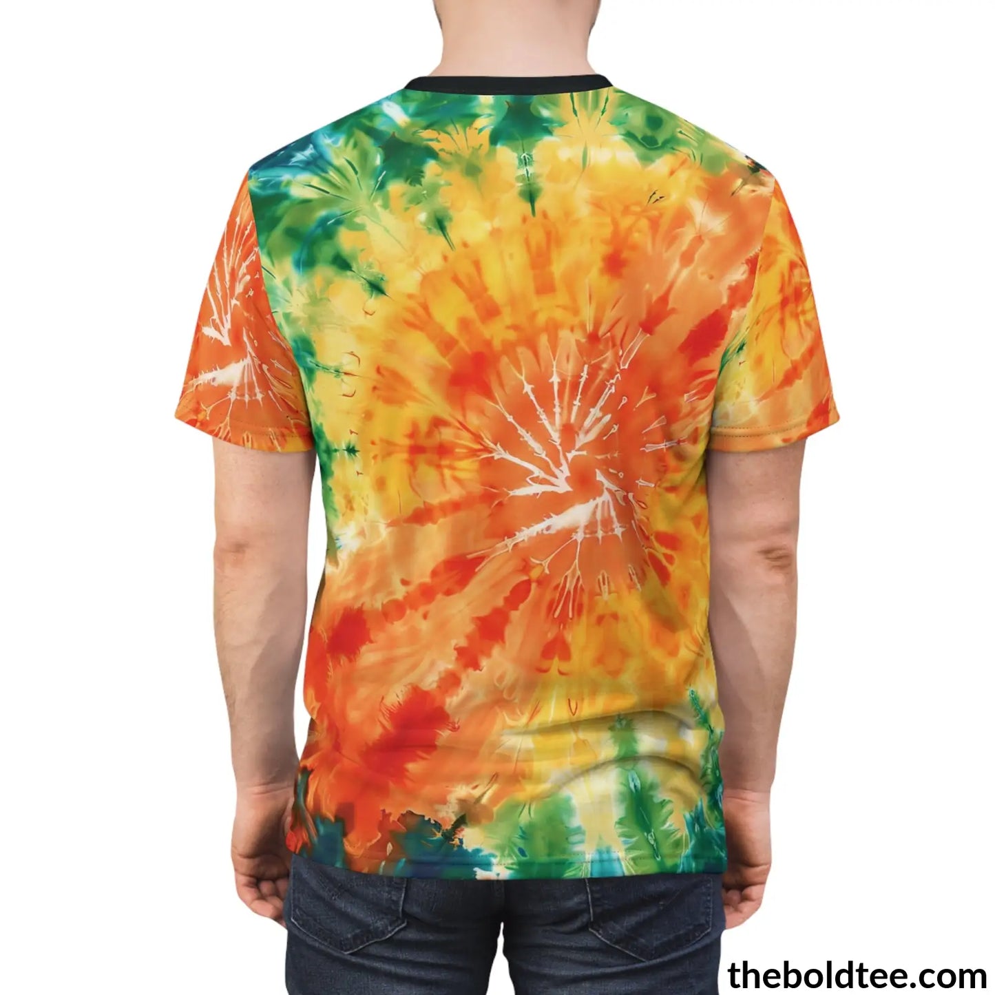 Tye Dye Tee - Premium All Over Print Crewneck Shirt Prints