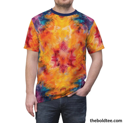 Tye Dye Tee - Premium All Over Print Crewneck Shirt Prints