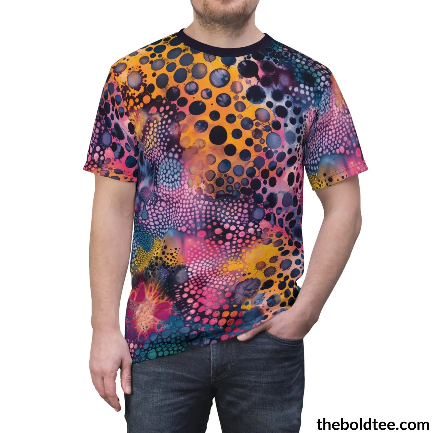 Tye Dye Tee - Premium All Over Print Crewneck Shirt Prints