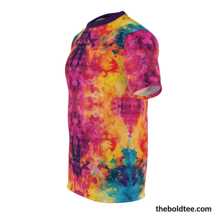 Tye Dye Tee - Premium All Over Print Crewneck Shirt Prints