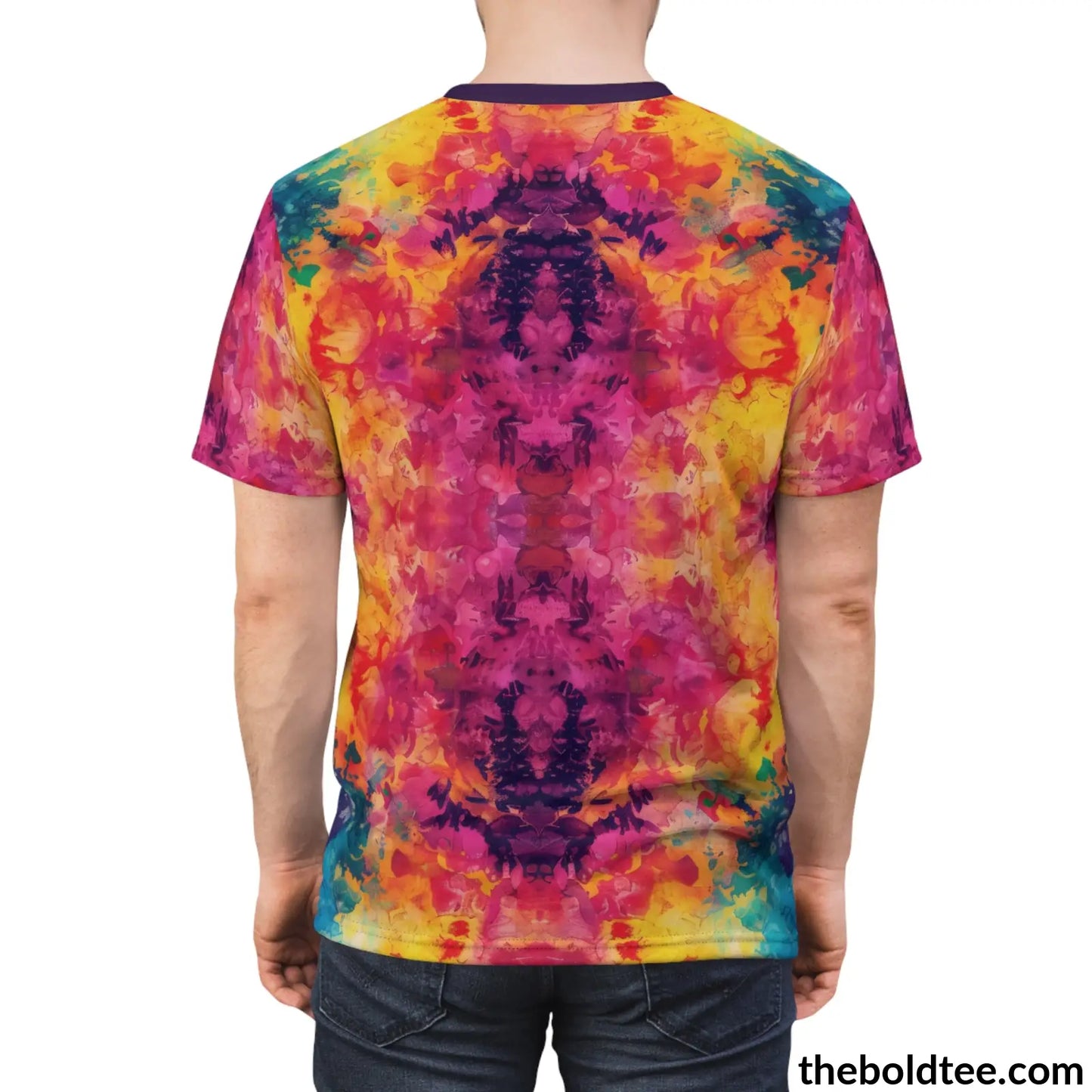 Tye Dye Tee - Premium All Over Print Crewneck Shirt Prints