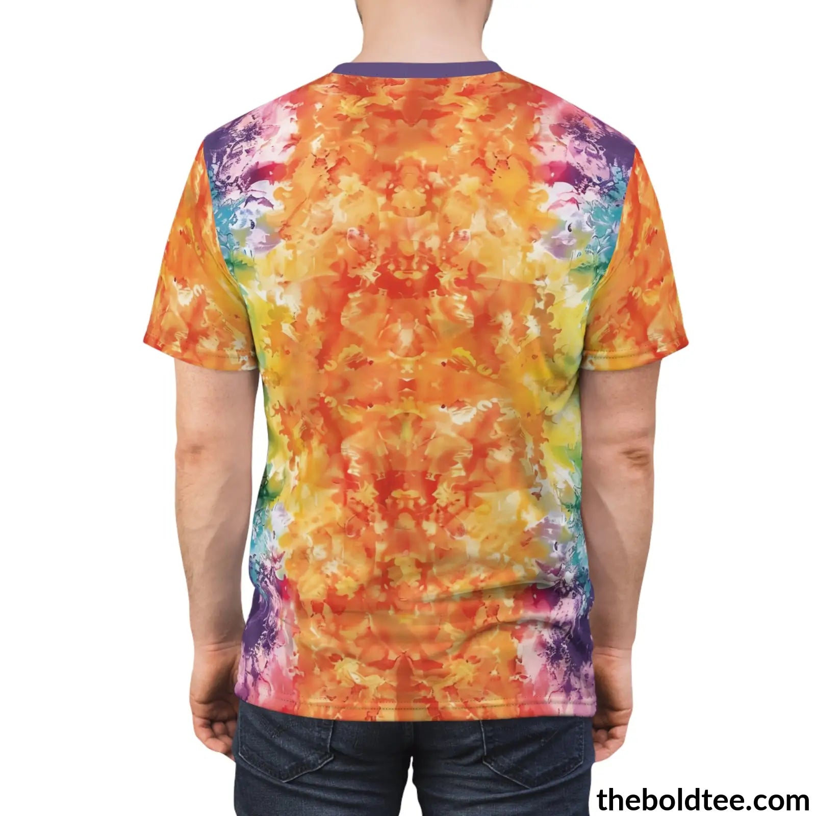 Tye Dye Tee - Premium All Over Print Crewneck Shirt Prints