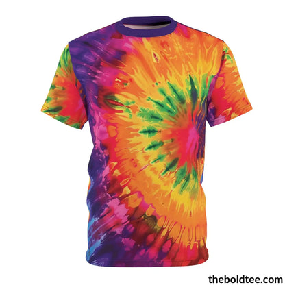 Tye Dye Tee - Premium All Over Print Crewneck Shirt S Prints