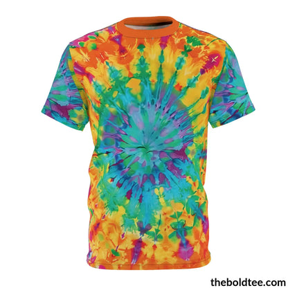 Tye Dye Tee - Premium All Over Print Crewneck Shirt S Prints