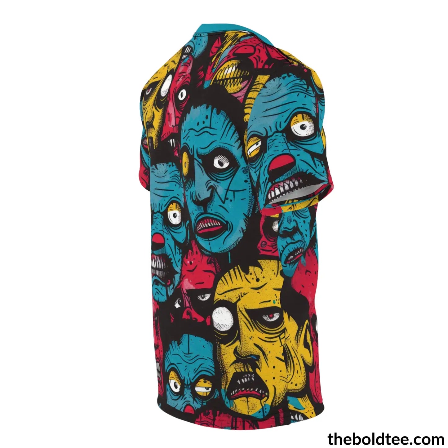 Ugly Faces Tee - Premium All Over Print Crewneck Shirt Prints