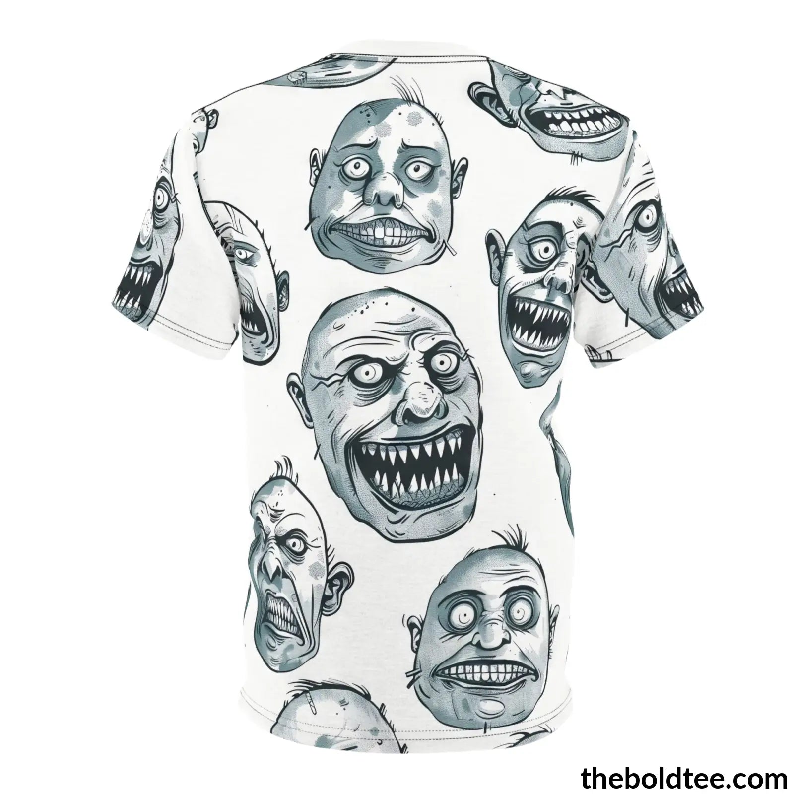 Ugly Faces Tee - Premium All Over Print Crewneck Shirt Prints