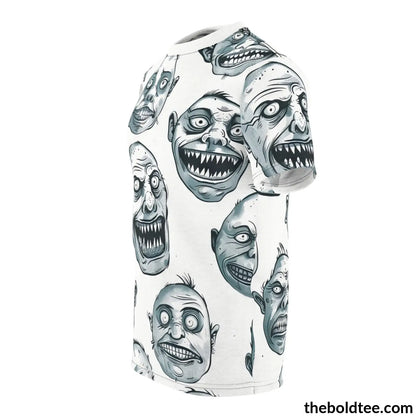 Ugly Faces Tee - Premium All Over Print Crewneck Shirt Prints