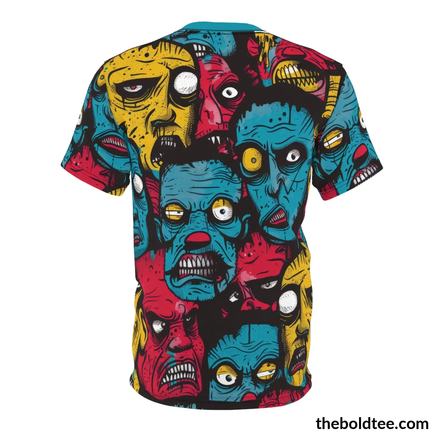 Ugly Faces Tee - Premium All Over Print Crewneck Shirt Prints