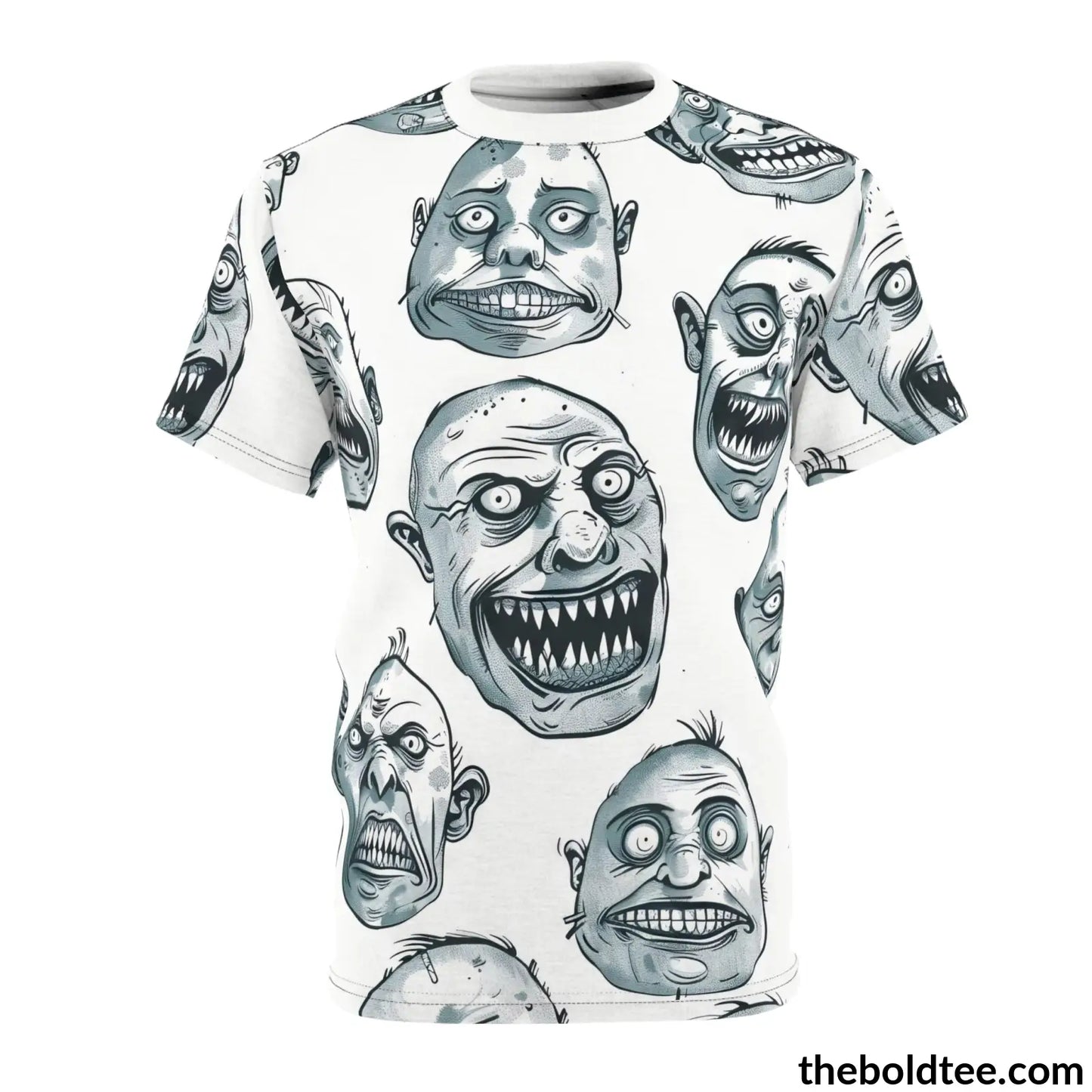 Ugly Faces Tee - Premium All Over Print Crewneck Shirt S Prints