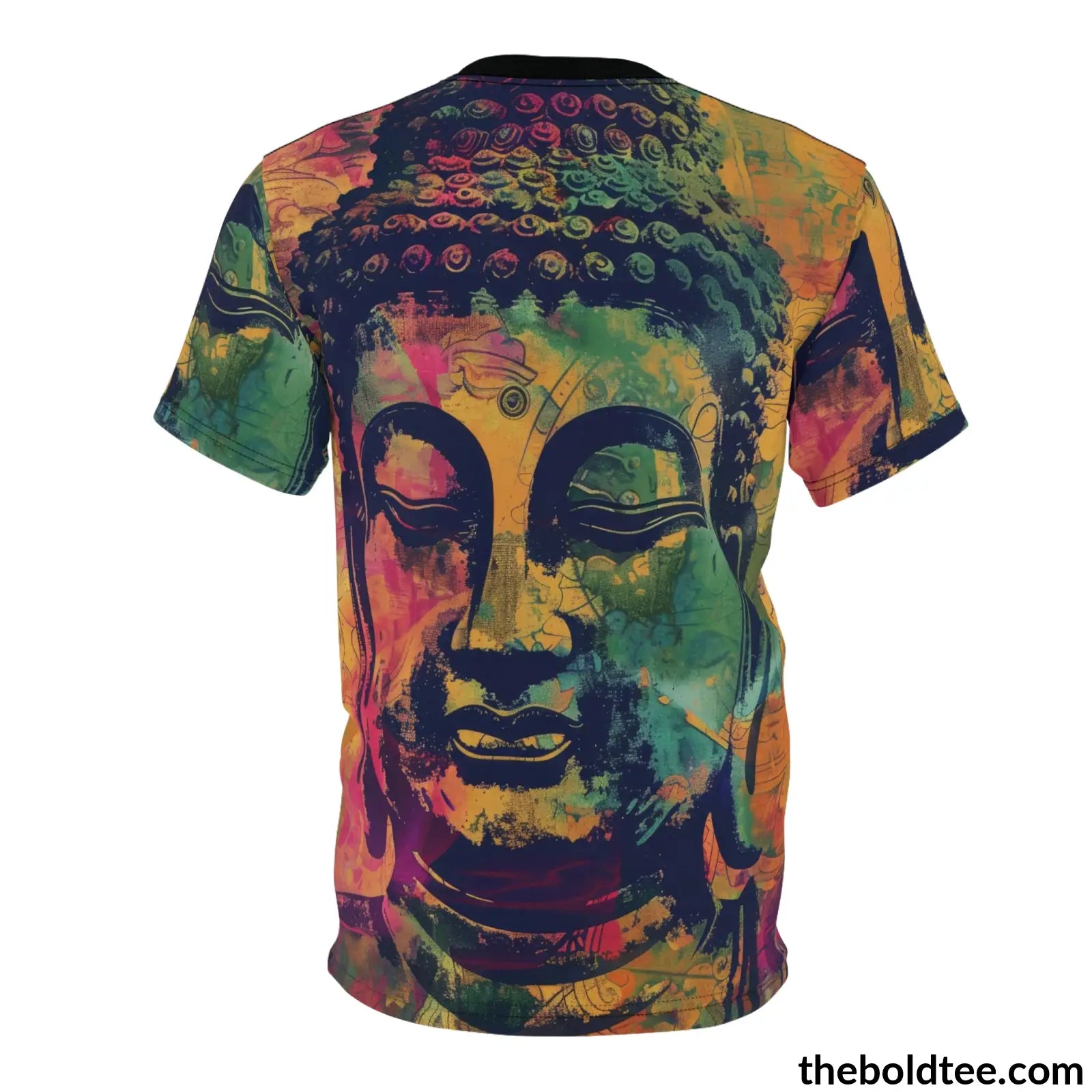 Vintage Buddha Tee - Premium All Over Print Crewneck Shirt Prints