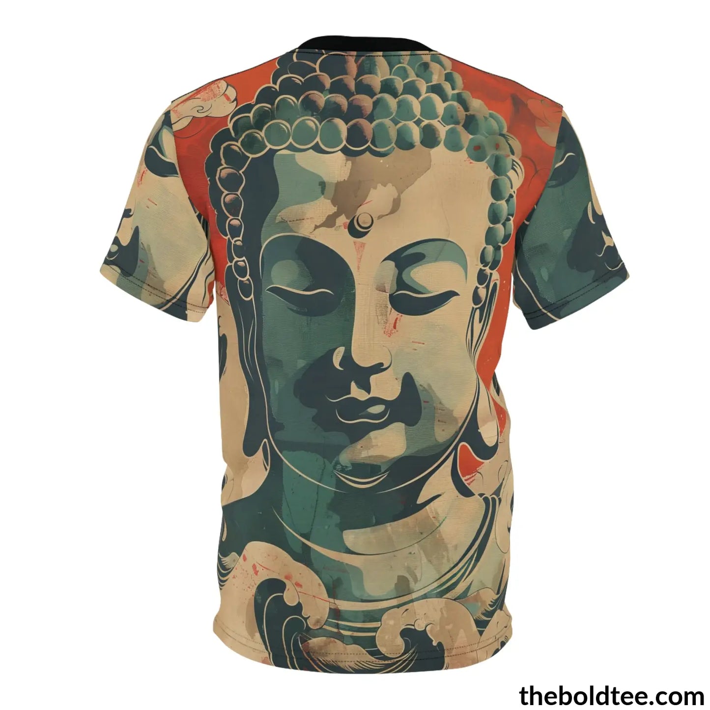 Vintage Buddha Tee - Premium All Over Print Crewneck Shirt Prints