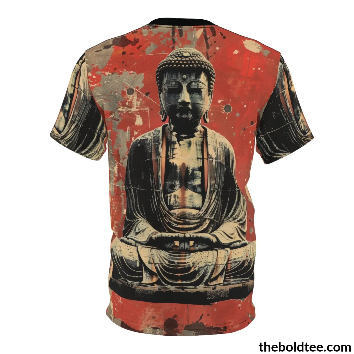 Vintage Buddha Tee - Premium All Over Print Crewneck Shirt Prints