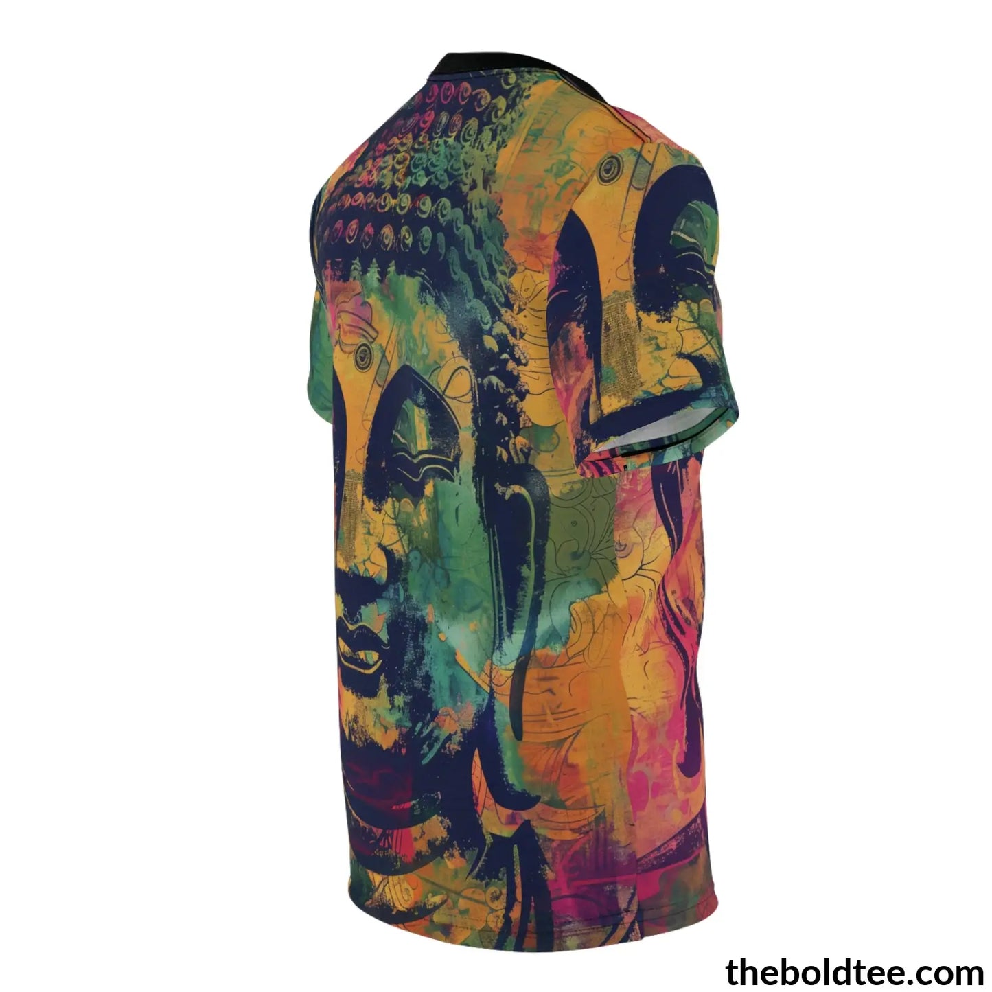 Vintage Buddha Tee - Premium All Over Print Crewneck Shirt Prints