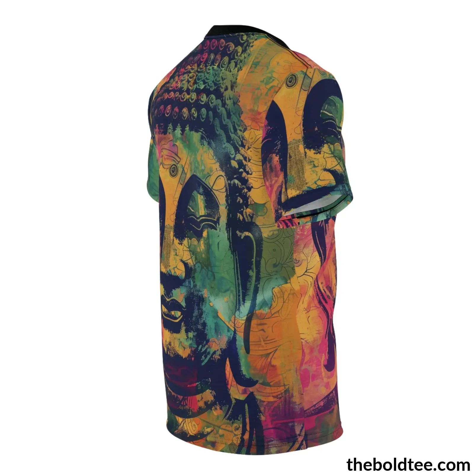 Vintage Buddha Tee - Premium All Over Print Crewneck Shirt Prints