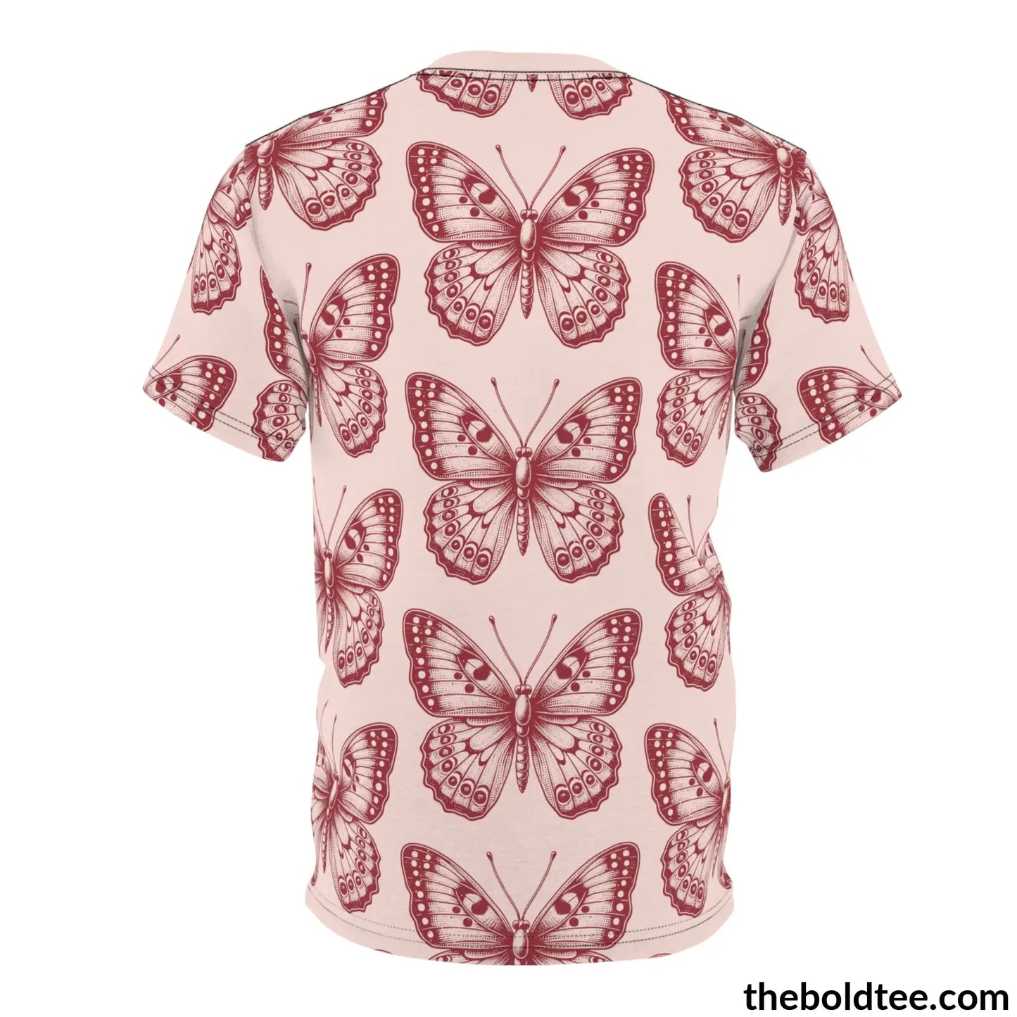 Vintage Butterfly Tee - Premium All Over Print Crewneck Prints