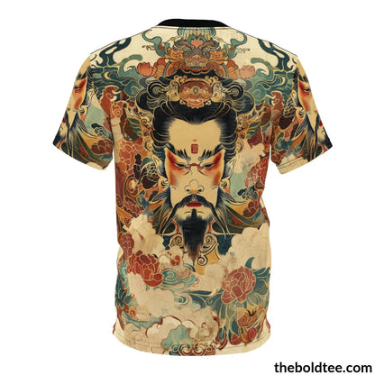 Vintage Chinese Tee - Premium All Over Print Crewneck Shirt Prints