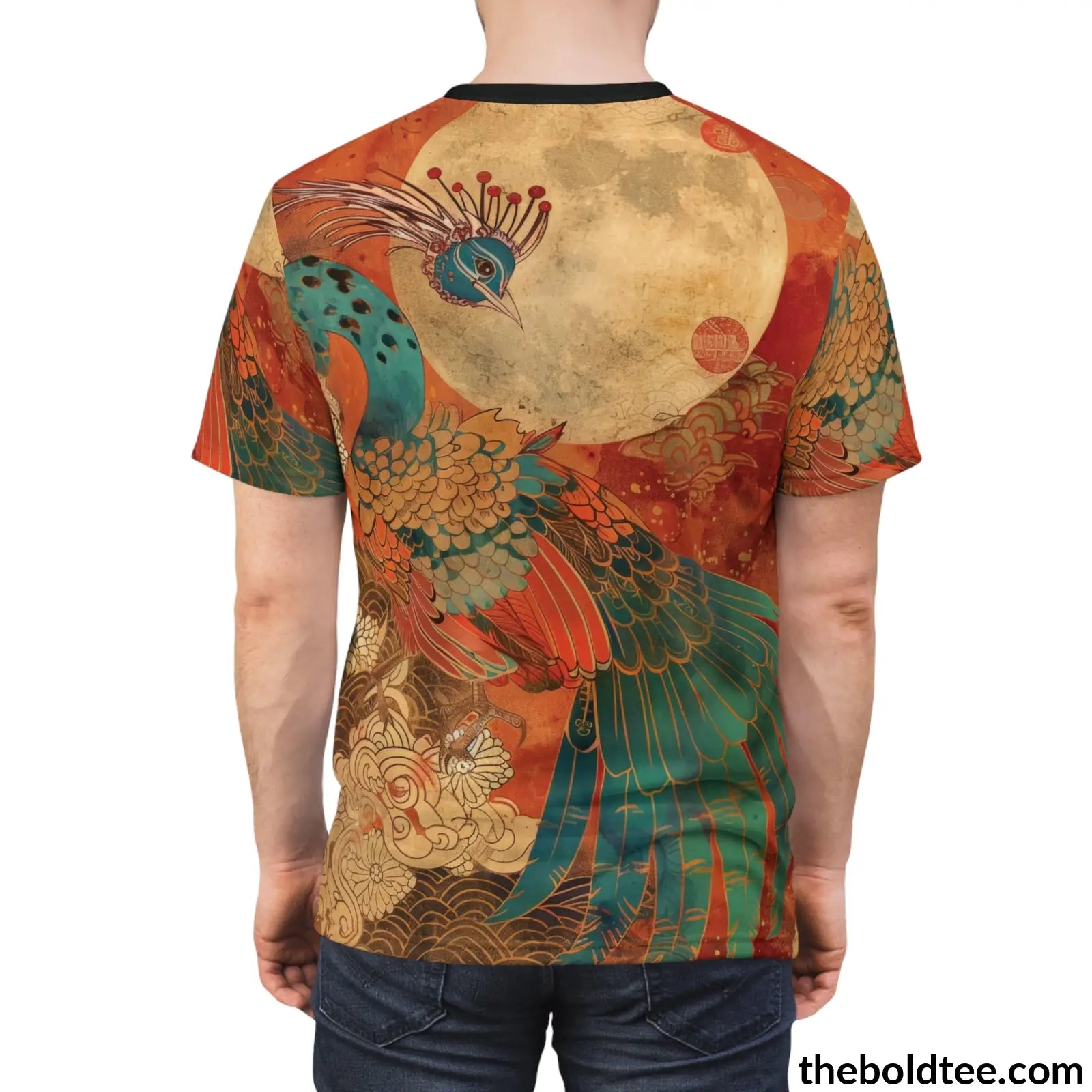 Vintage Chinese Tee - Premium All Over Print Crewneck Shirt Prints