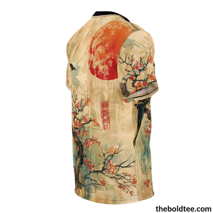 Vintage Chinese Tee - Premium All Over Print Crewneck Shirt Prints