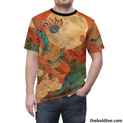 Vintage Chinese Tee - Premium All Over Print Crewneck Shirt Prints