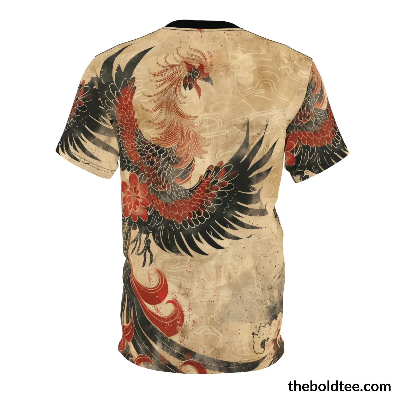 Vintage Chinese Tee - Premium All Over Print Crewneck Shirt Prints