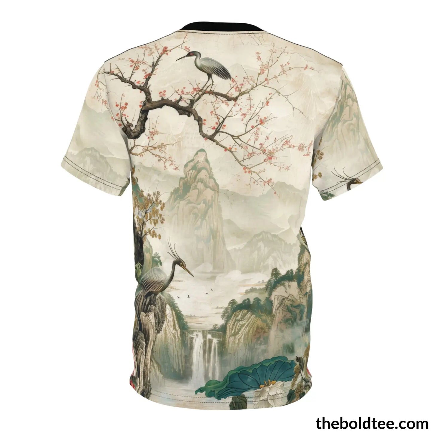 Vintage Chinese Tee - Premium All Over Print Crewneck Shirt Prints