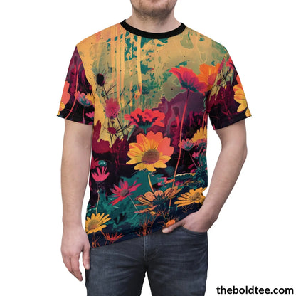 Vintage Garden Tee - Premium All Over Print Crewneck Shirt Prints