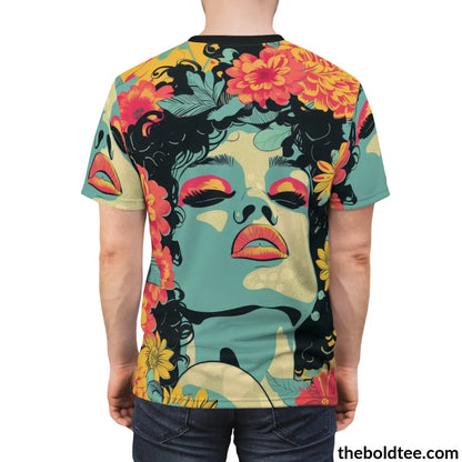 Vintage Garden Tee - Premium All Over Print Crewneck Shirt Prints