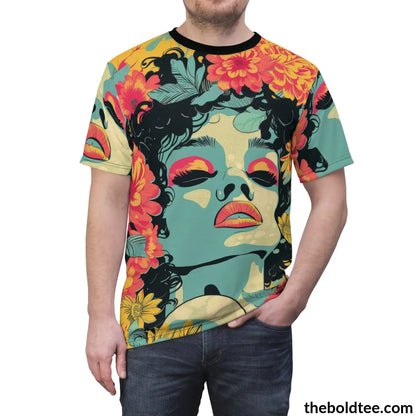 Vintage Garden Tee - Premium All Over Print Crewneck Shirt Prints