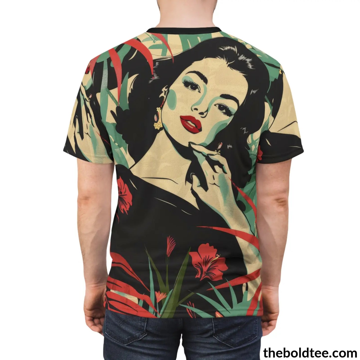 Vintage Garden Tee - Premium All Over Print Crewneck Shirt Prints