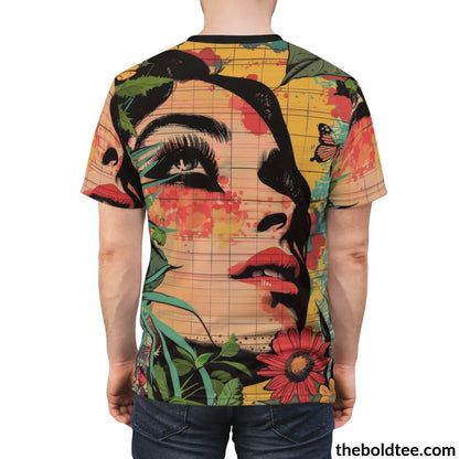 Vintage Garden Tee - Premium All Over Print Crewneck Shirt Prints