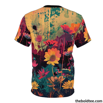 Vintage Garden Tee - Premium All Over Print Crewneck Shirt Prints