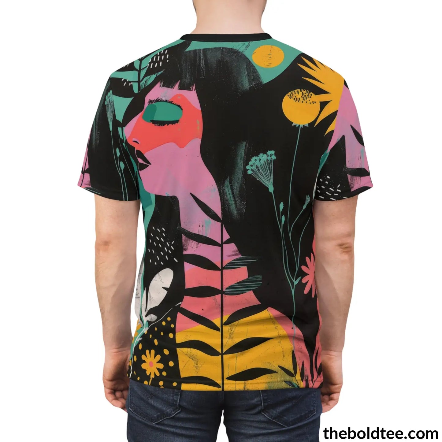 Vintage Garden Tee - Premium All Over Print Crewneck Shirt Prints