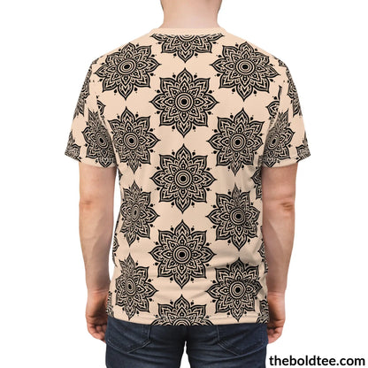 Vintage Pattern Tee - Premium All Over Print Crewneck Prints