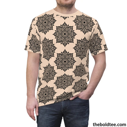 Vintage Pattern Tee - Premium All Over Print Crewneck Prints