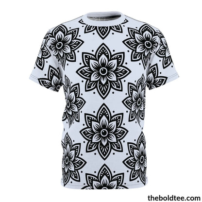 Vintage Pattern Tee - Premium All Over Print Crewneck S Prints