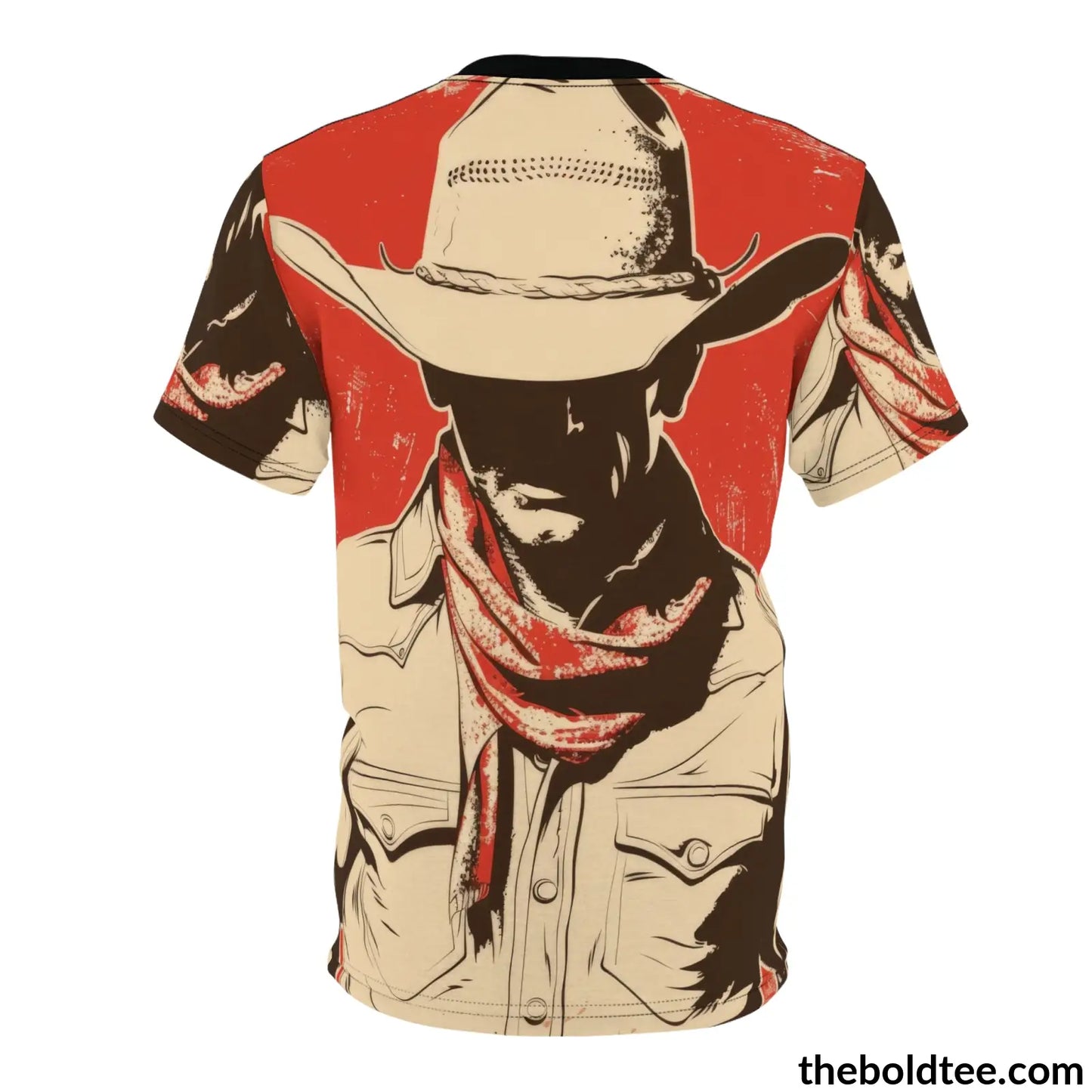 Vintage Rodeo Tee - Premium All Over Print Crewneck Shirt Prints