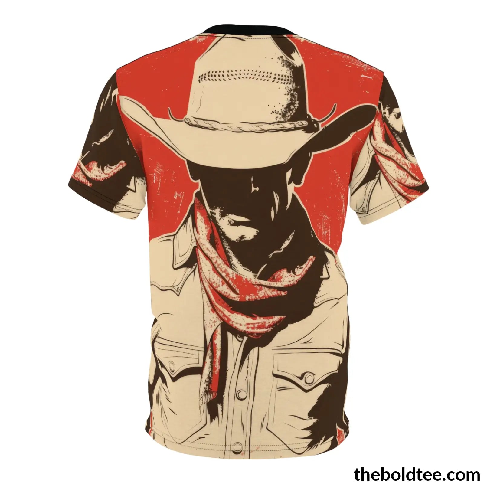 Vintage Rodeo Tee - Premium All Over Print Crewneck Shirt Prints