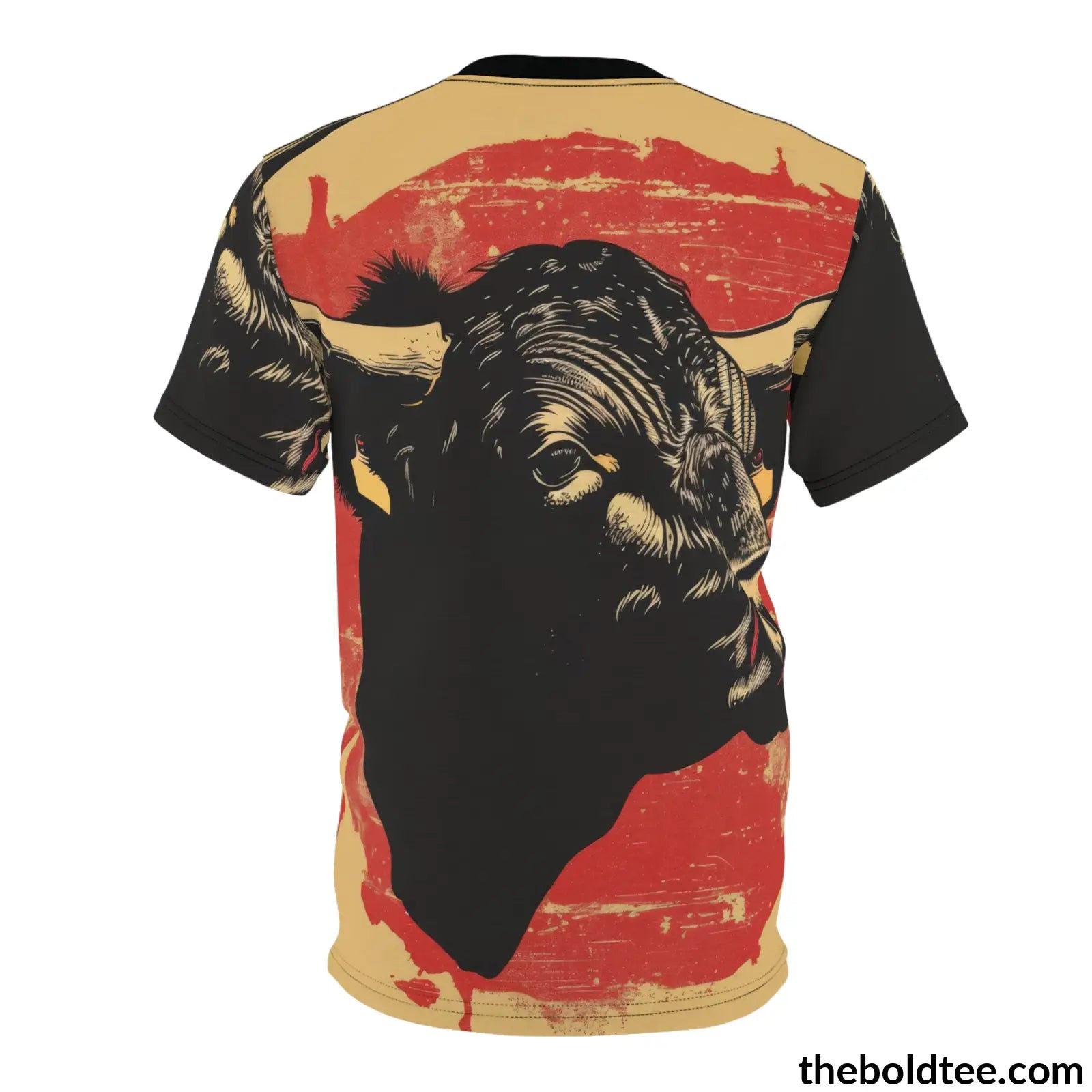 Vintage Rodeo Tee - Premium All Over Print Crewneck Shirt Prints