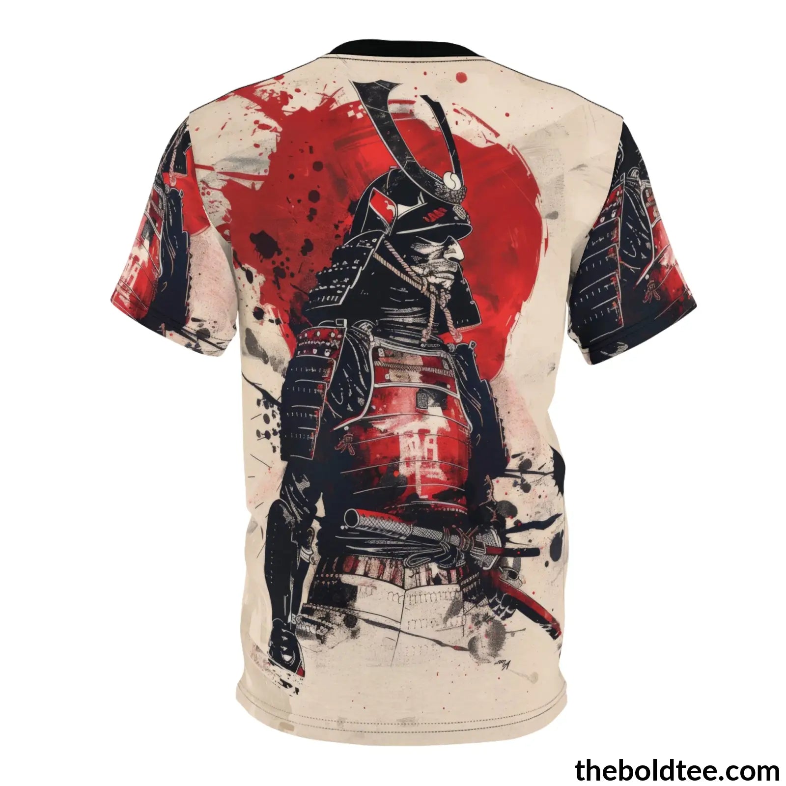 Vintage Samurai Tee - Premium All Over Print Crewneck Shirt Prints