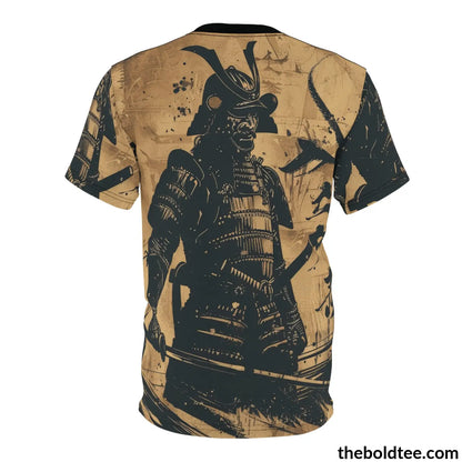 Vintage Samurai Tee - Premium All Over Print Crewneck Shirt Prints