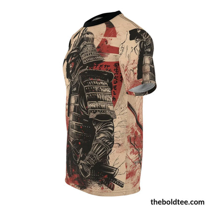 Vintage Samurai Tee - Premium All Over Print Crewneck Shirt Prints