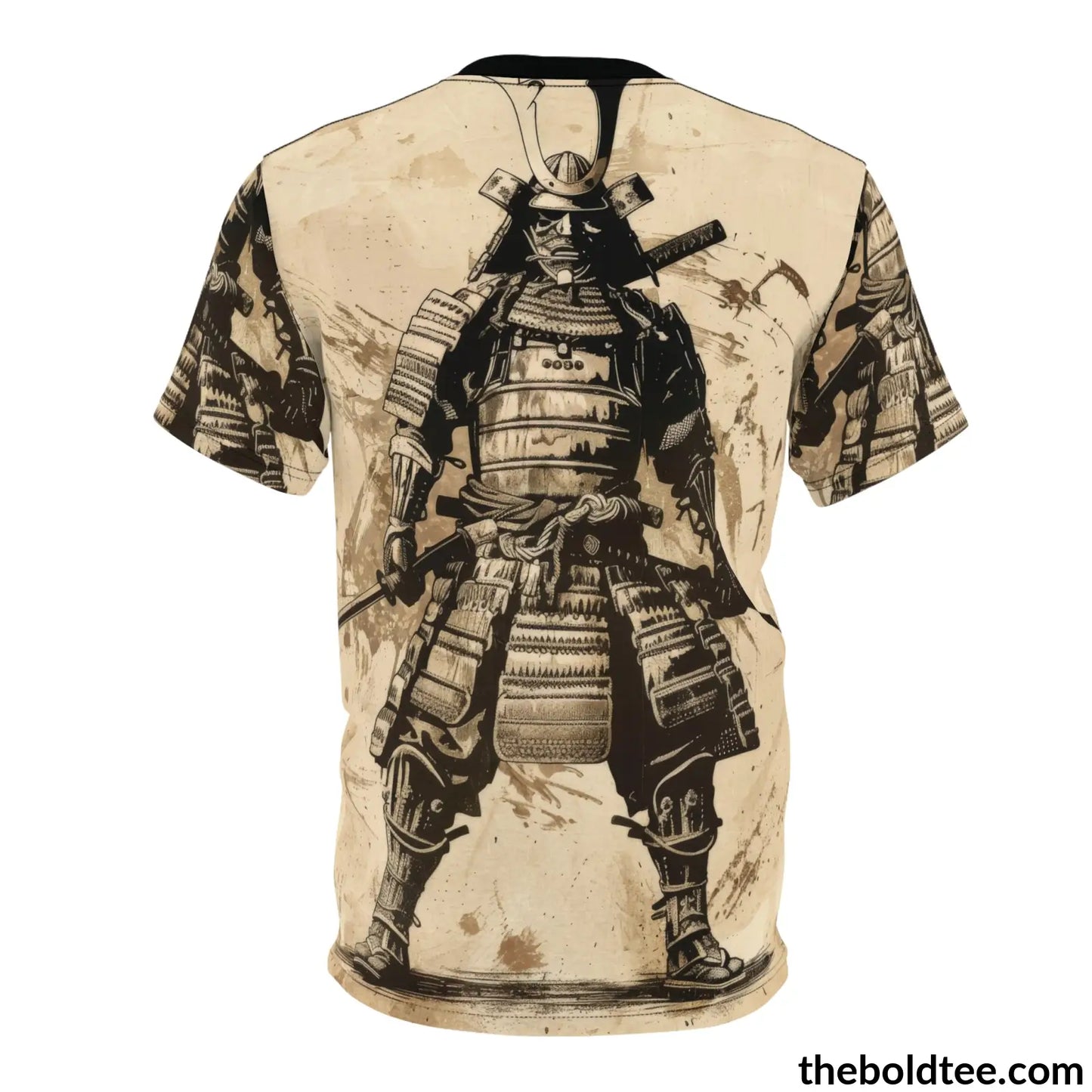 Vintage Samurai Tee - Premium All Over Print Crewneck Shirt Prints