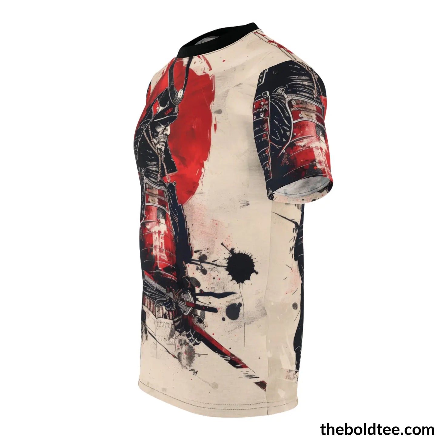 Vintage Samurai Tee - Premium All Over Print Crewneck Shirt Prints