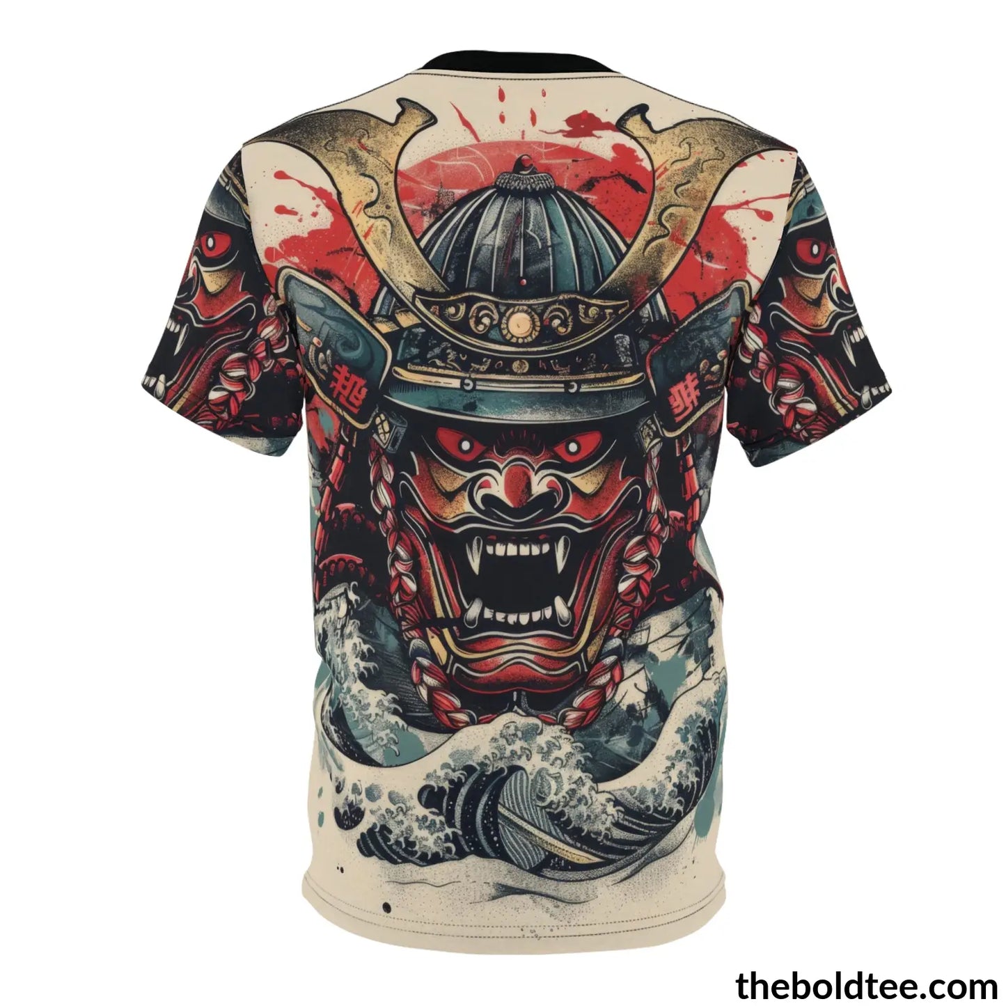 Vintage Samurai Tee - Premium All Over Print Crewneck Shirt Prints