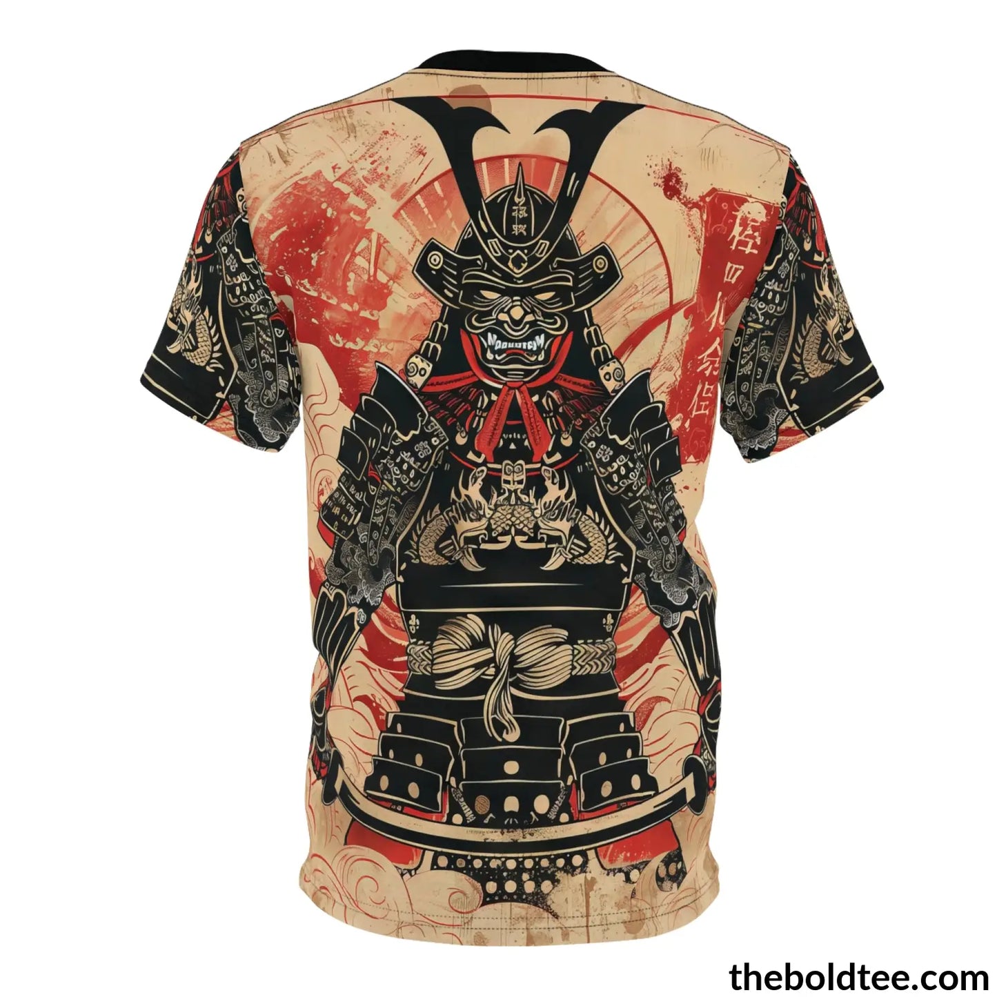 Vintage Samurai Tee - Premium All Over Print Crewneck Shirt Prints